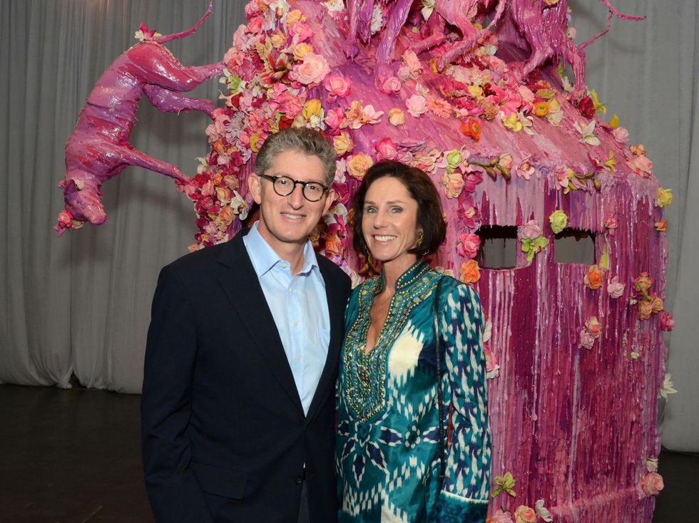 0 David and Heidi Gerger at the Texas Contemporary Art Fair VIP opening party October 2013