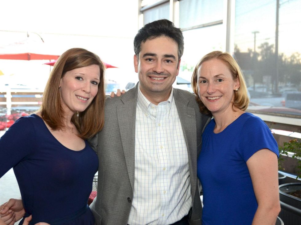 0 Houston Young Professionals and Ballet Barre kickoff event September 2013 Carey Kirkpatrick, David Rassin, Amanda Woodall Roche
