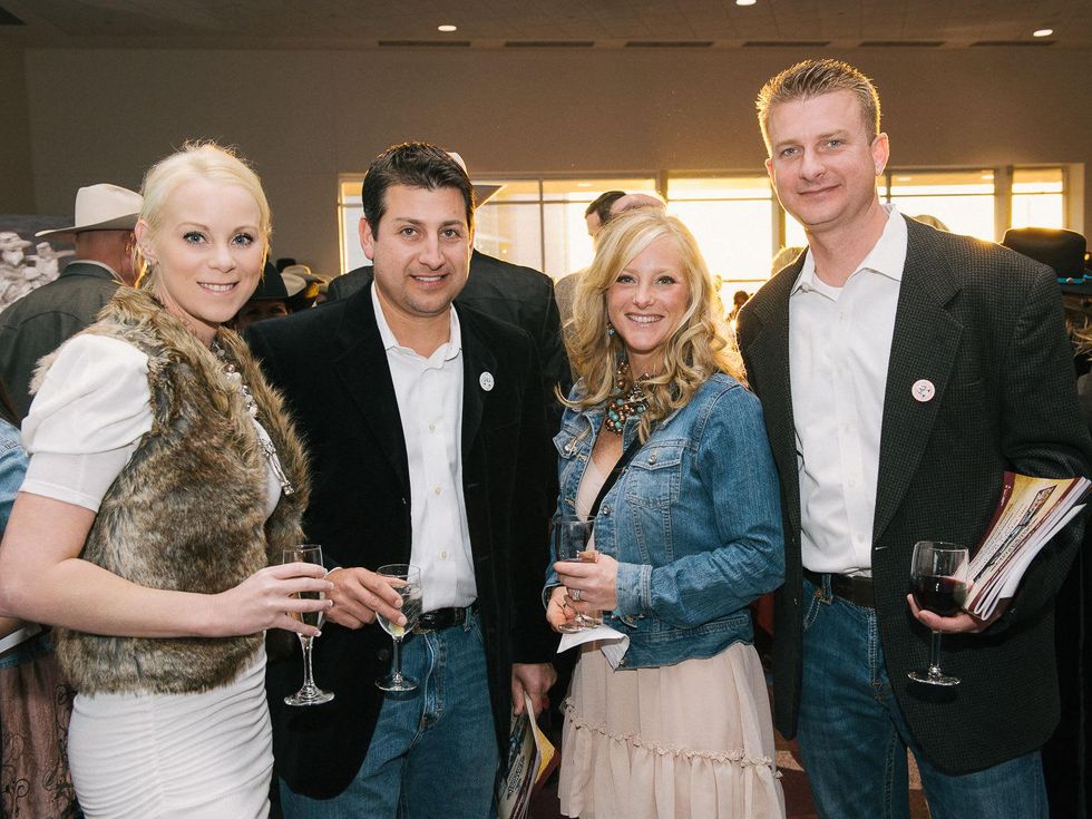 0003, RodeoHouston Wine Auction, March 2013, Natalie Elliot, Mark Elliot, Shannon Stone, Dwayne Stone
