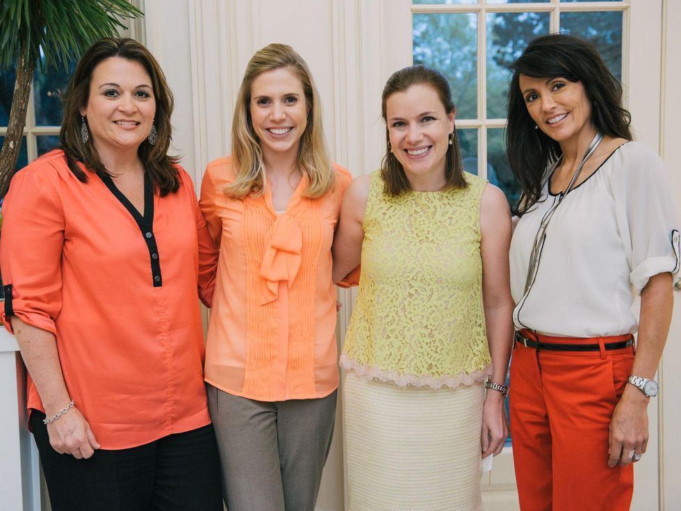 0010, CAC kick-off party, March 2013, Tammy Hetmaniak, Aubre Barr, Jill Buja, Diane Caplan