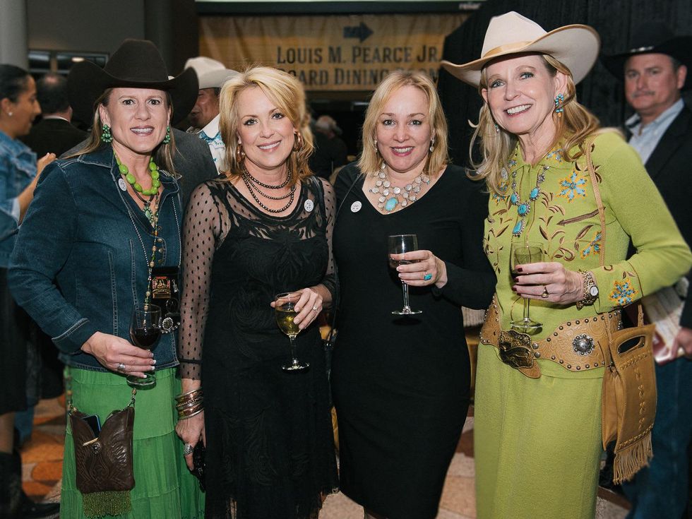 0019, RodeoHouston Wine Auction, March 2013, Leah Stassney, Cindy Bruce, Connie Watkins-McTopy, Linda McNeilly