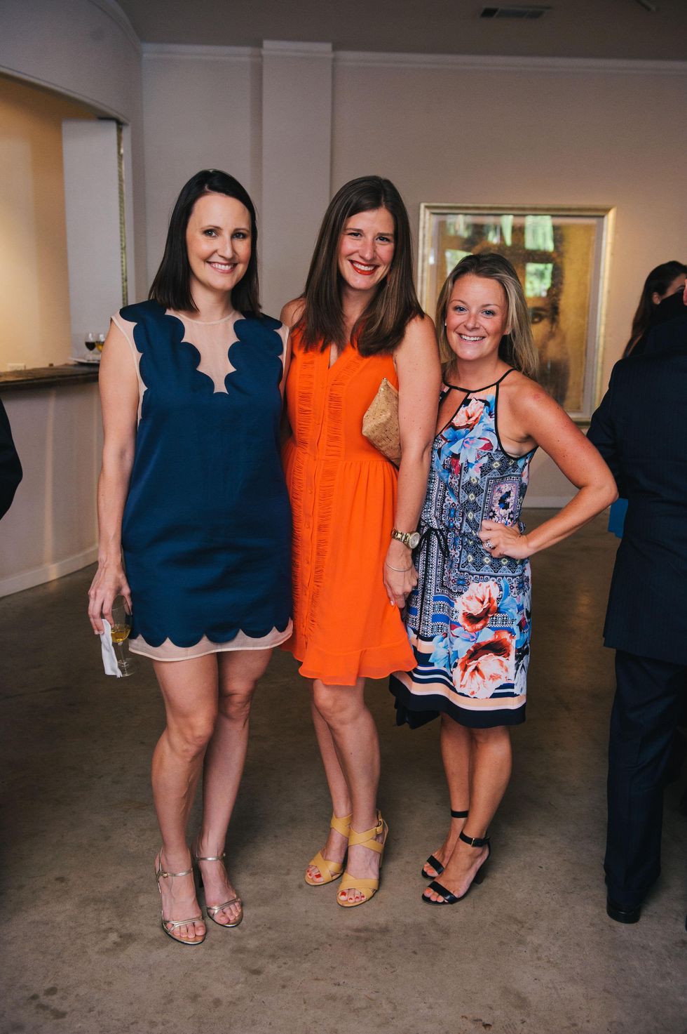 0040 9 Kate Stukenberg, from left, Lauren Streiby and Molly Scioli at the Houston Symphony\u2019s Young Associates Council season kick-off August 2014