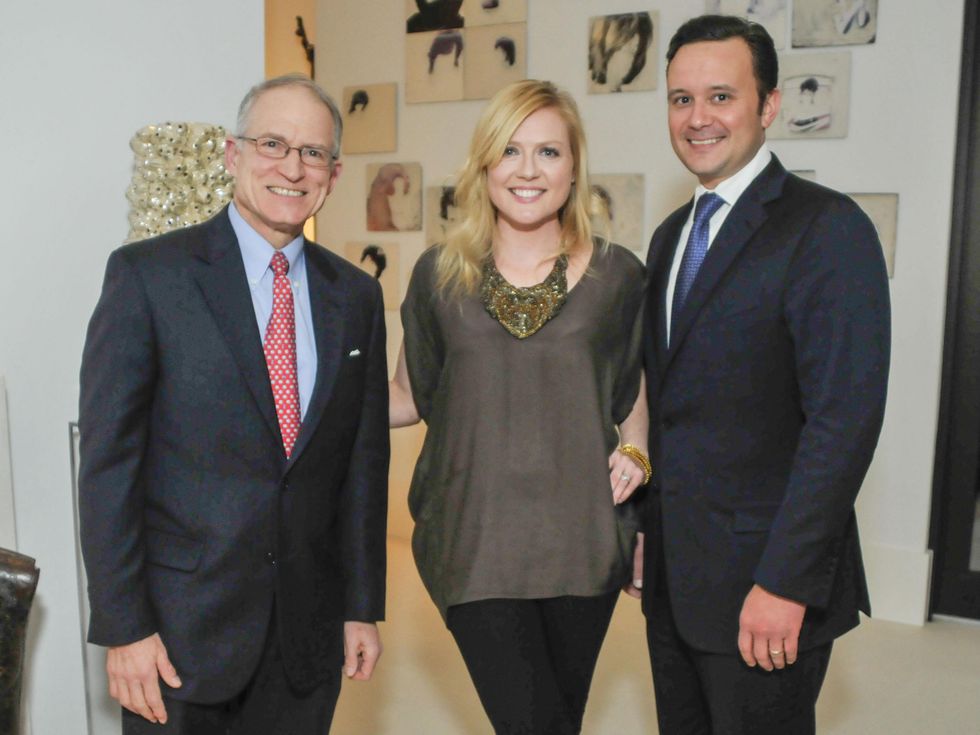 005, CultureMap CEO reception, January 2013, Chase Untermeyer, Caroline Starry LeBlanc, Jared LeBlanc