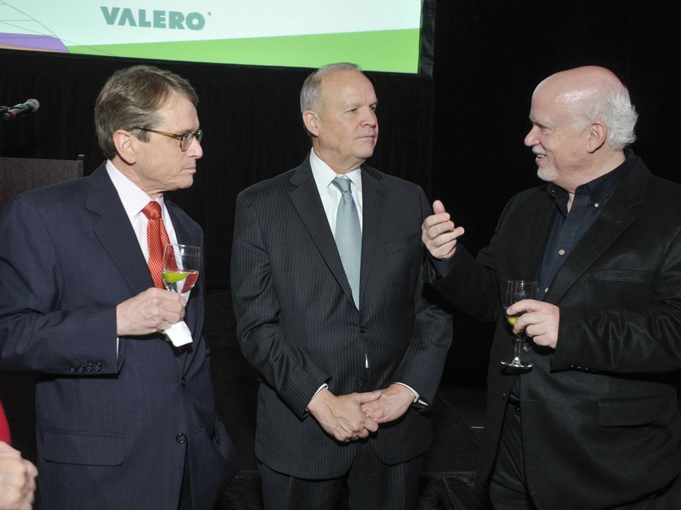 006, Texas Medal of Arts luncheon, January 2013, Dean Gladden, Larry Faulkner, Gregory Boyd