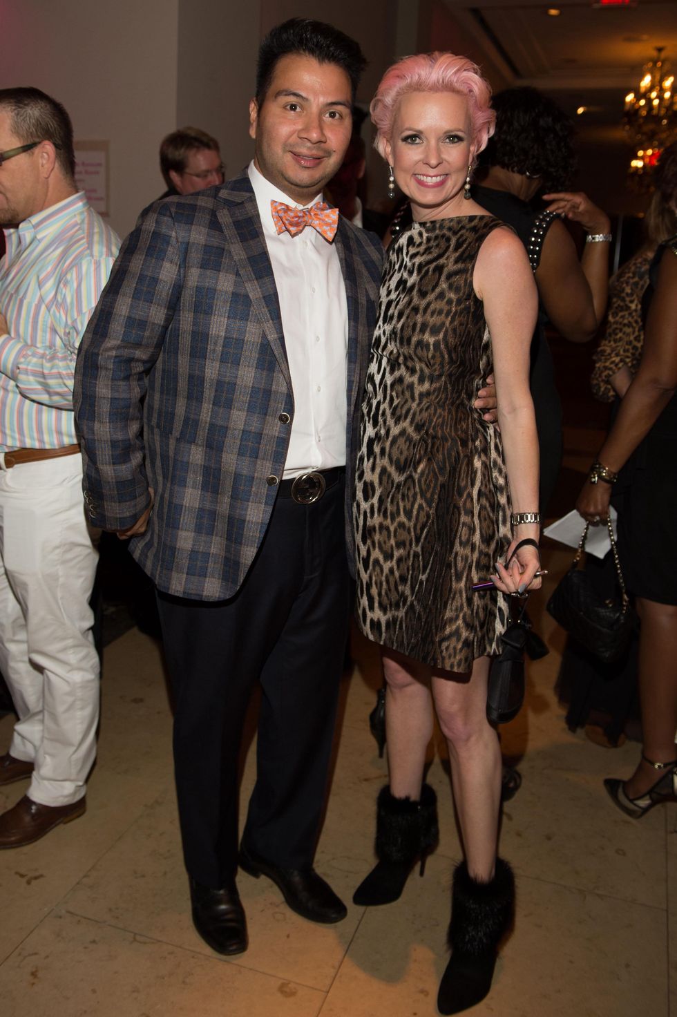 0068 Sergio Morales and Vivian Wise at the Pet Set Soiree September 2014