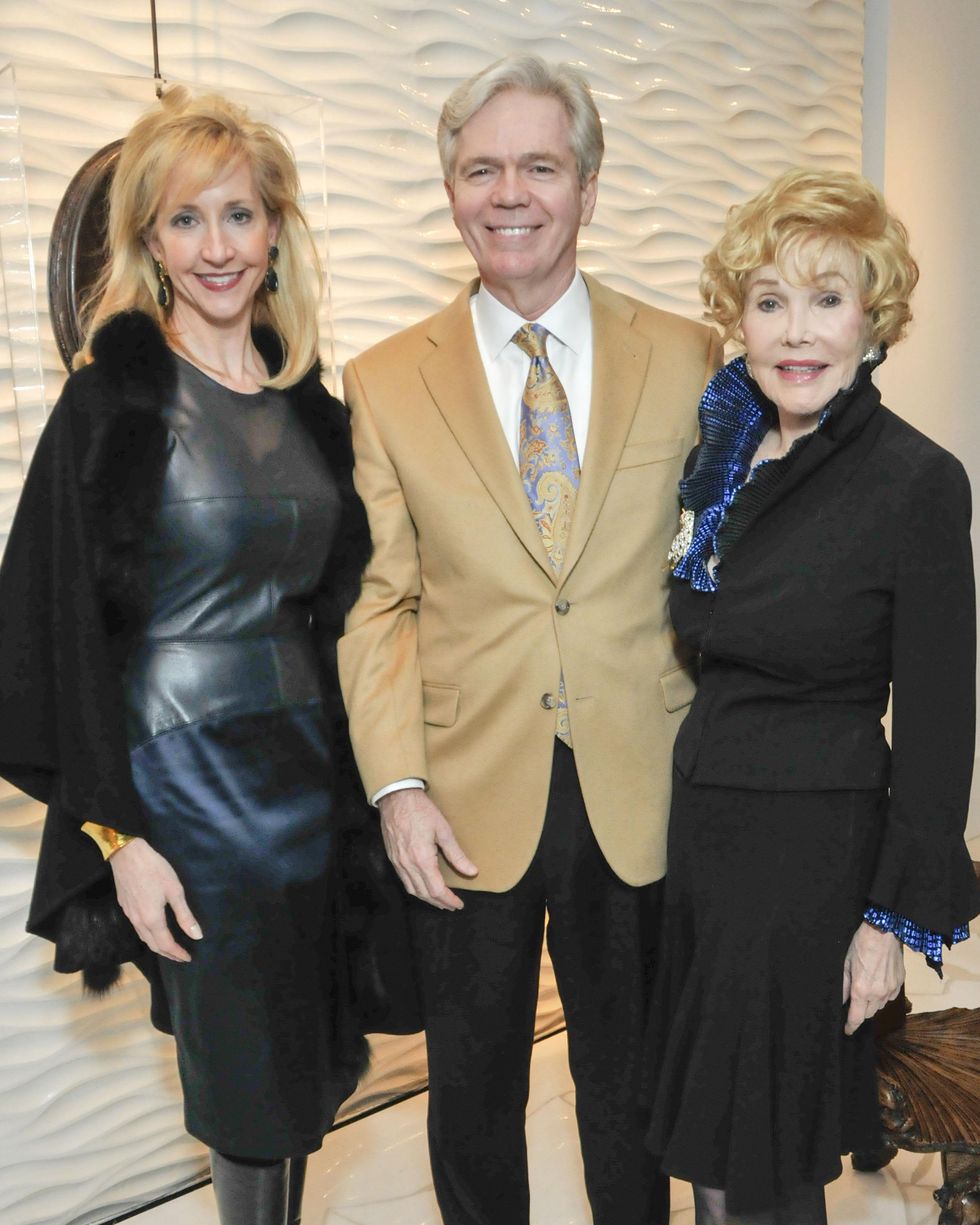 009, CultureMap CEO reception, January 2013, Tricia Dewhurst, Shawn Jones, Joanne King Herring