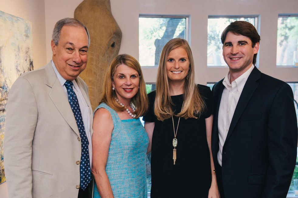 0094 21 Robert and Nancy Peiser, from left, Lindsay Canning and Edward Heap at the Houston Symphony\u2019s Young Associates Council season kick-off August 2014