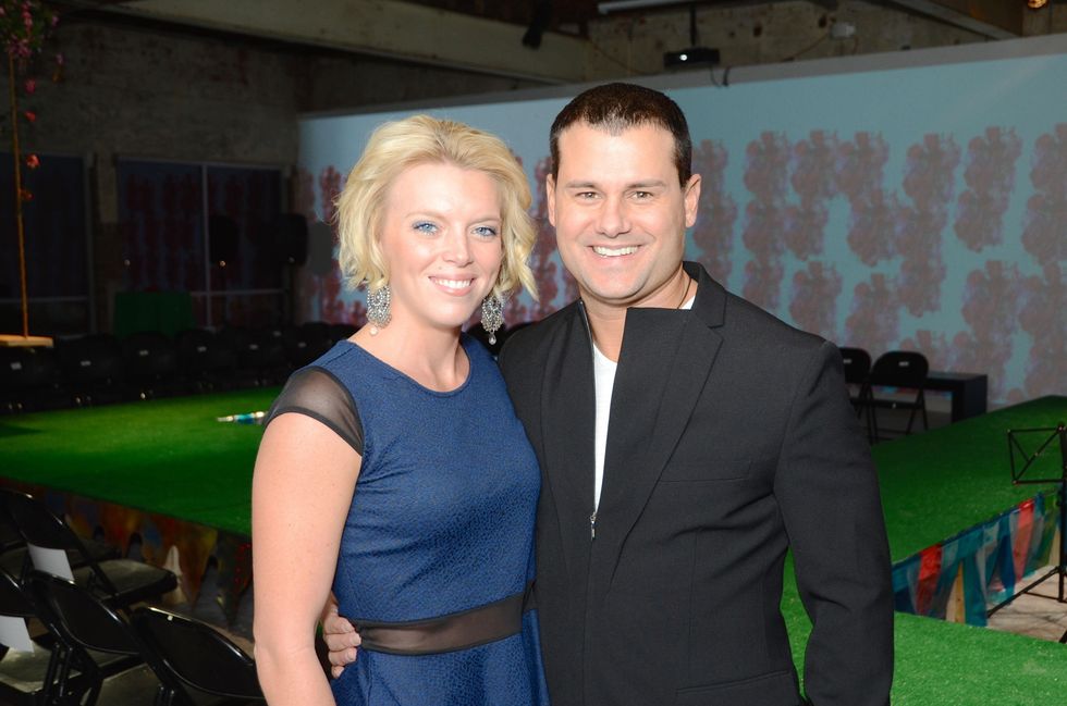 01 Casey Miles and Dr. Chad Seabold at the DiverseWorks Fashion Fete November 2014