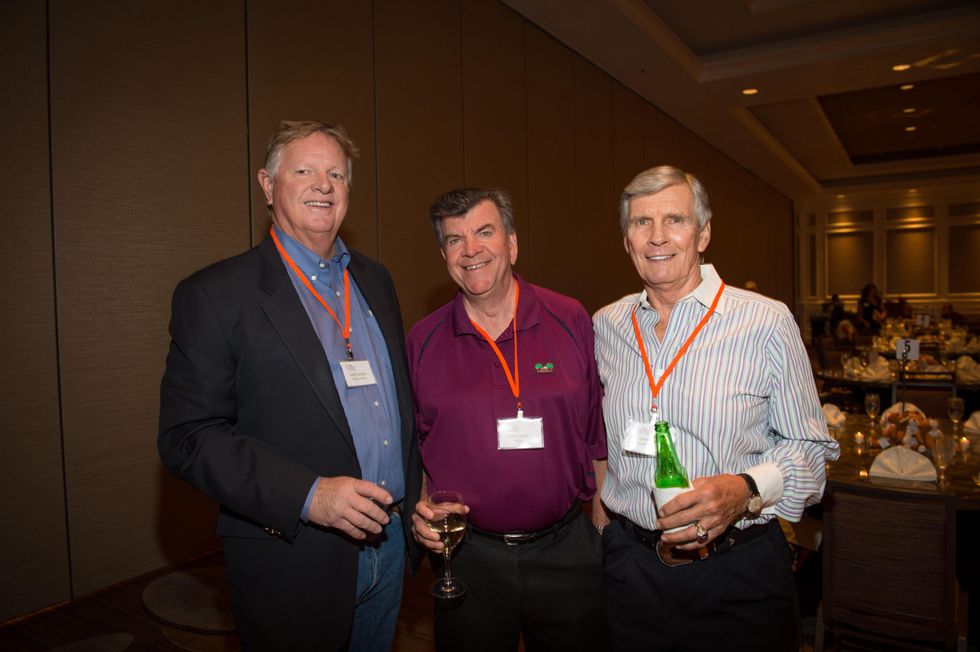 02 Larry Dierker, from left, Kenny Hand and John Egan at the Dan Pastorini golf benefit October 2014
