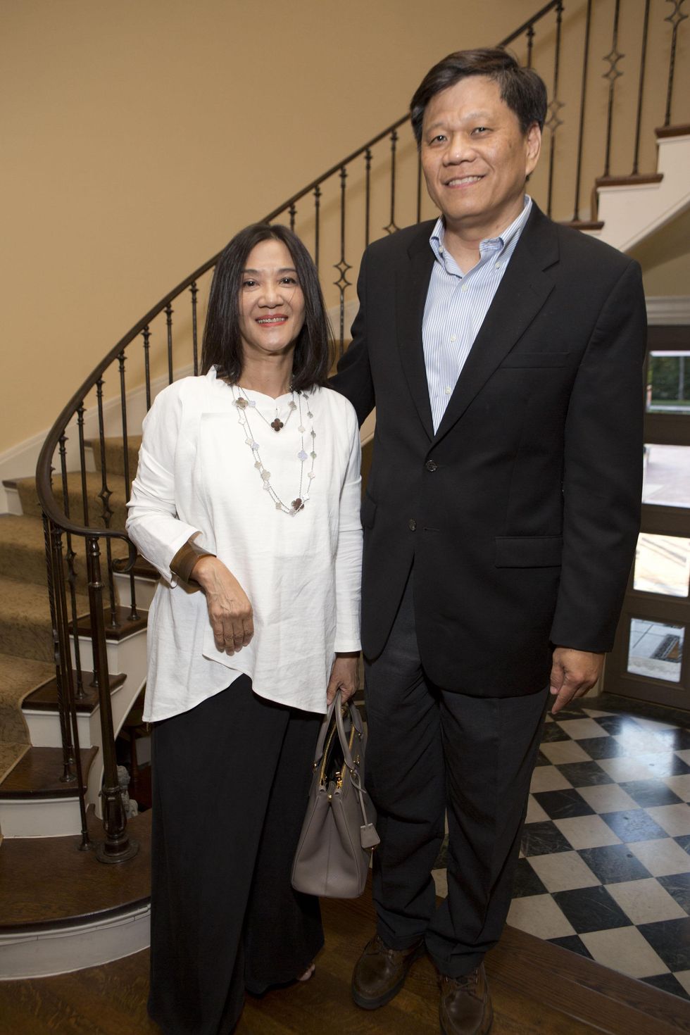 0214 Cindy and Frank Liu at the Tiger Ball kickoff party September 2014
