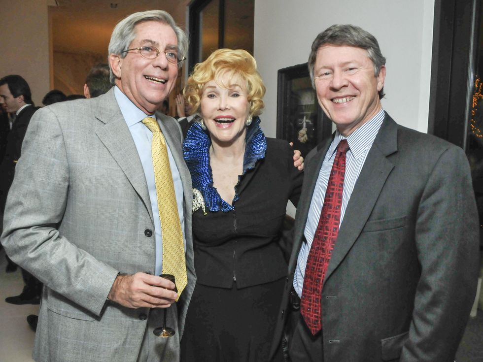 022, CultureMap CEO reception, January 2013, Fred Zeidman, Joanne King Herring, Ed Emmett