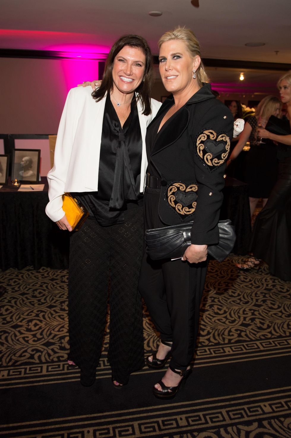 0268 Rosemarie Johnson, left, and Courtney Hopbson at the Pet Set Soiree September 2014