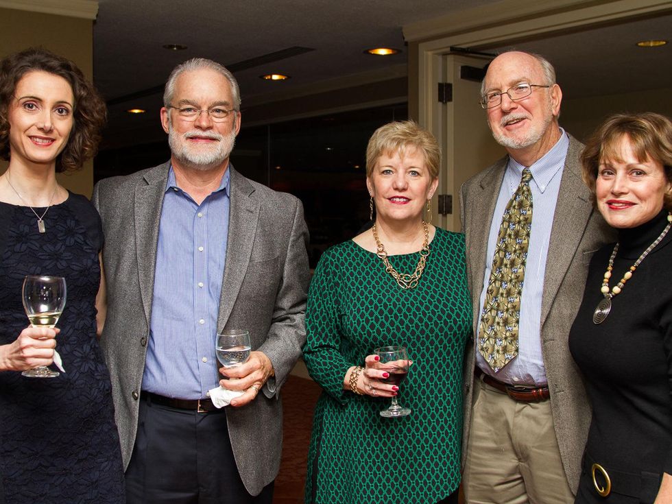 0276 Lucile Agaisse, from left, NAMES at Houston Friends of Chamber Music Red Violin event March 2014