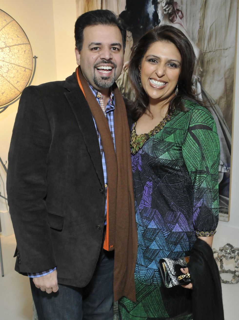 028, CultureMap CEO reception, January 2013, Pershant Mehta, Nidhika Mehta