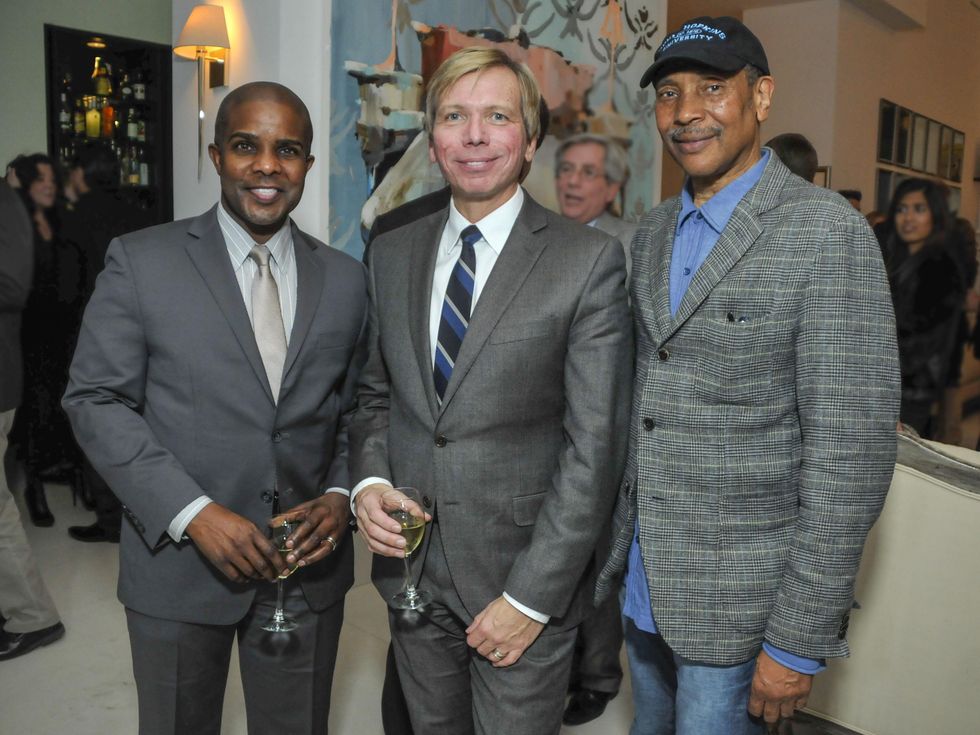 029, CultureMap CEO reception, January 2013, Alton LaDay, Jonathon Glus, John Guess Jr.