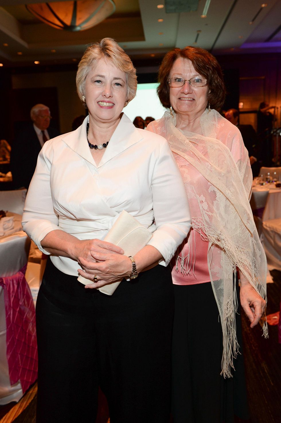 0296 Mayor Annise Parker, left, and Kathy Hubbard at the Virtuosi of Houston Gala May 2014