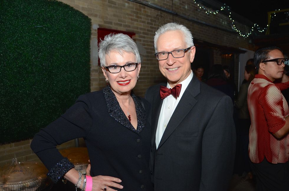 04 Rebecca and Robert LeBlanc at the DiverseWorks Fashion Fete November 2014