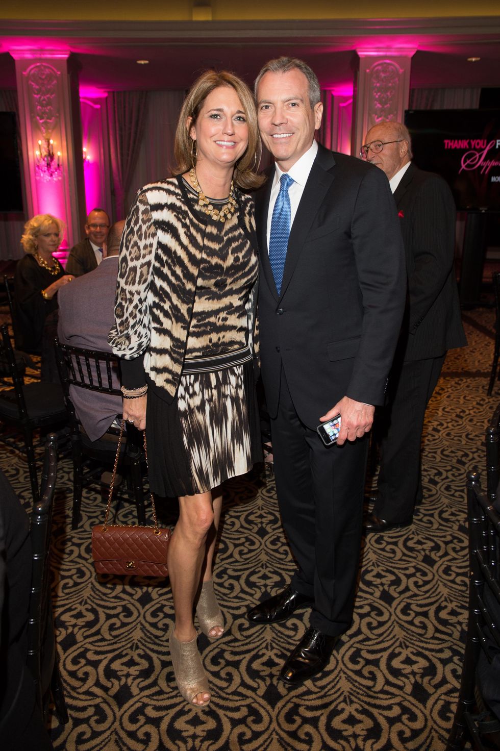 0498 Liz Zaruba and Bob Devlin at the Pet Set Soiree September 2014