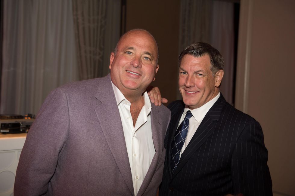 0541 Mark Grierson, left, and Neal Hamil at the Pet Set Soiree September 2014