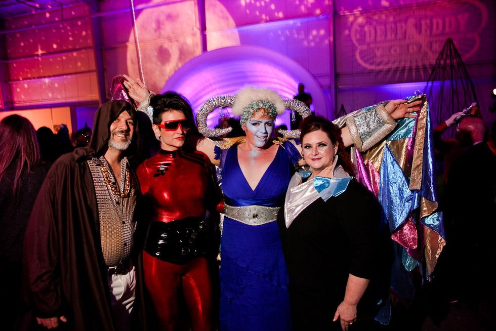 061 Francesco Conti, from left, Mandy Trichell, Veronica Triplett and Sonja Fulbright at the Fresh Arts Space Ball March 2014