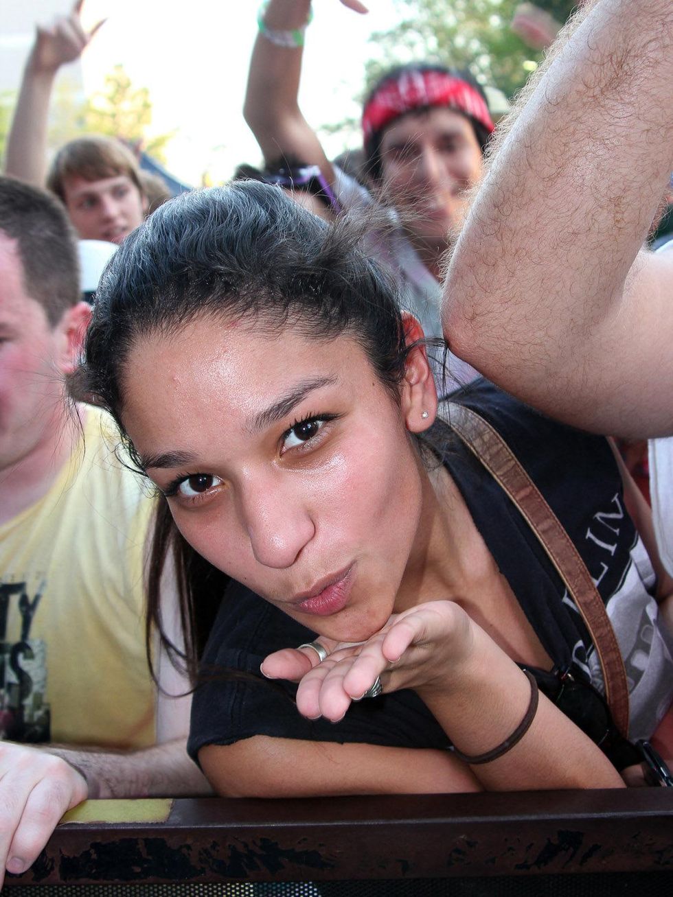 08, IdentityFest, August 2012, blowing kiss