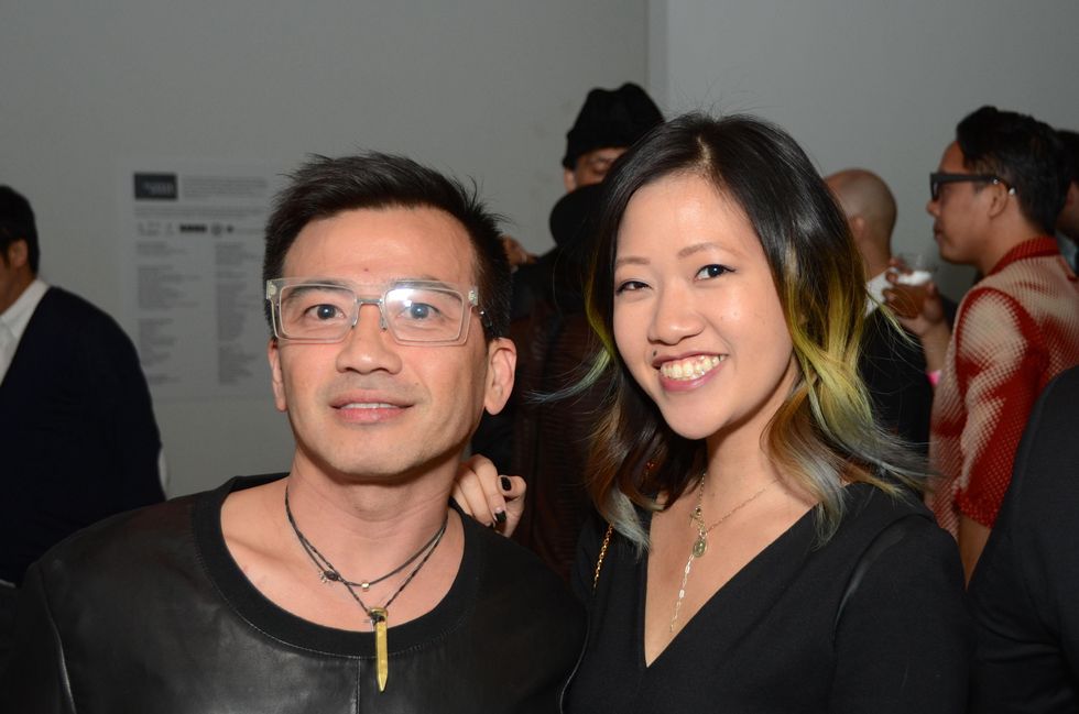 08 Viet Hoang and Issa Chou at the DiverseWorks Fashion Fete November 2014
