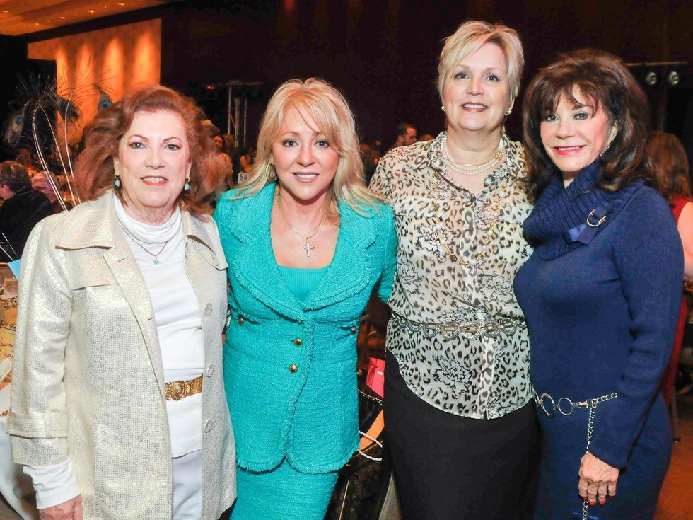 09, Trailblazers luncheon, February 2013, Diana Knutzen, Lynda Hartman, Donna Webster, Jo Lynn Petras