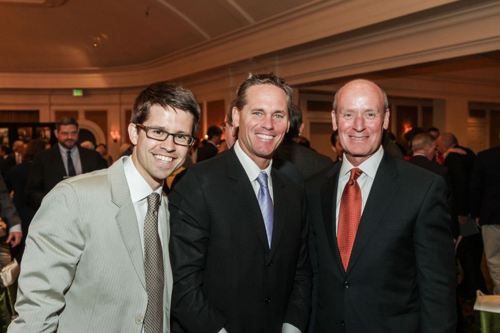 1 Adam Gracely, Craig Biggio, Dr Mark Kline at the Men of Distinction luncheon May 2014