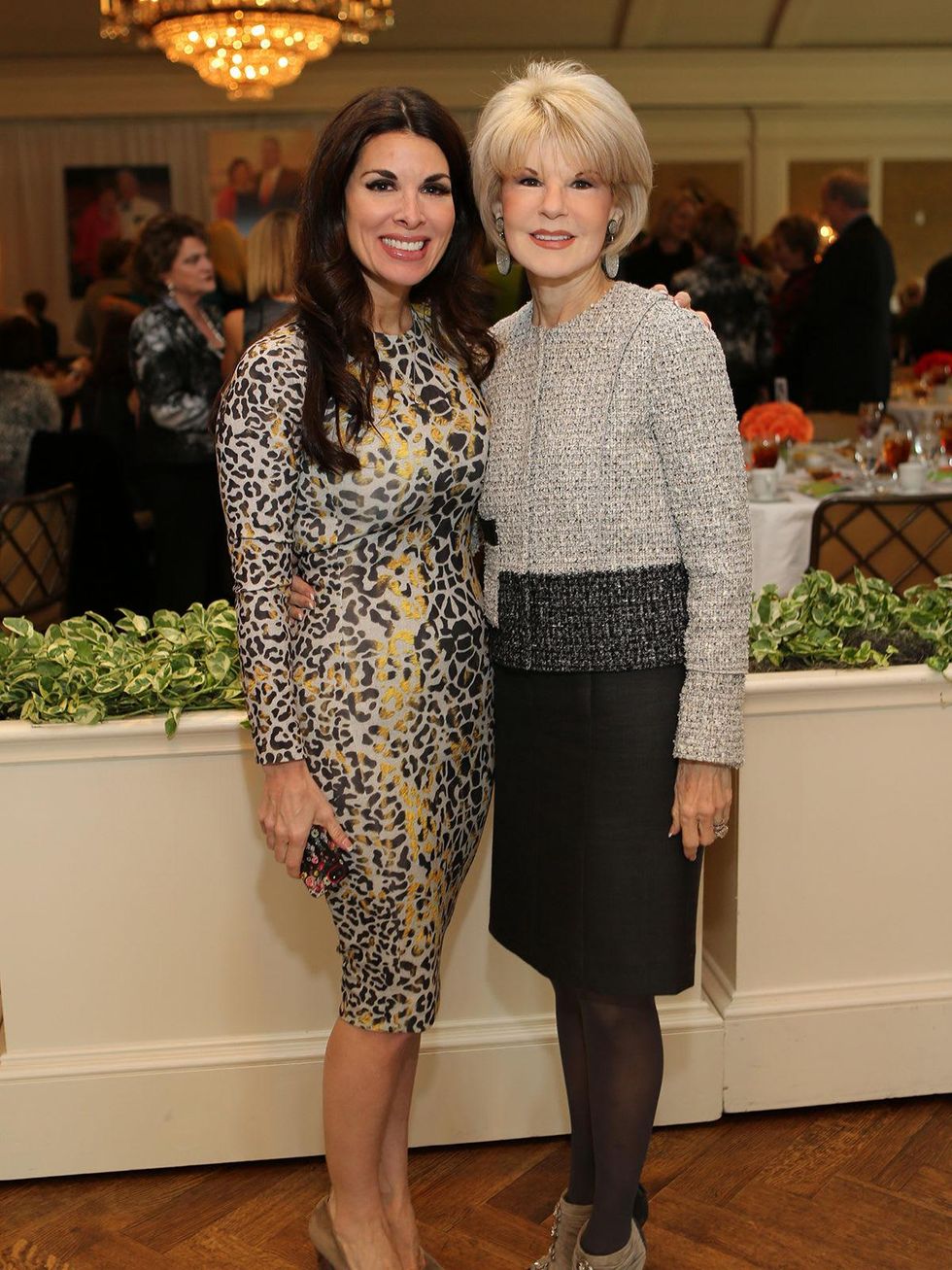 1 Alissa Maples, left, and Virginia Steppe at the CancerForward luncheon November 2013 THIS