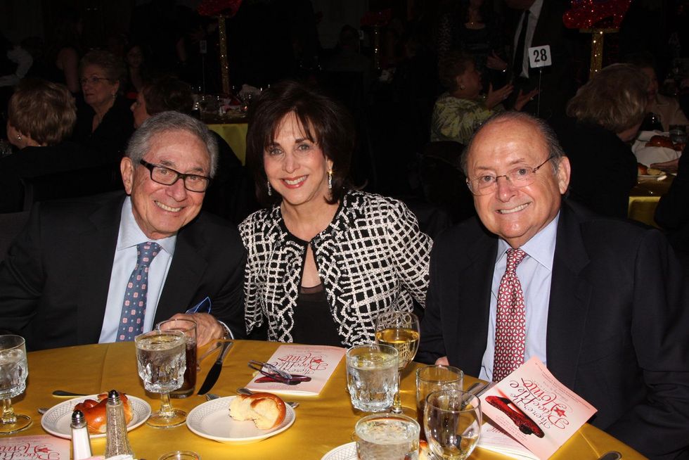 1 Allen Becker, from left, with Rolaine and Morrie Abramson at the Seven Acres Gala February 2014