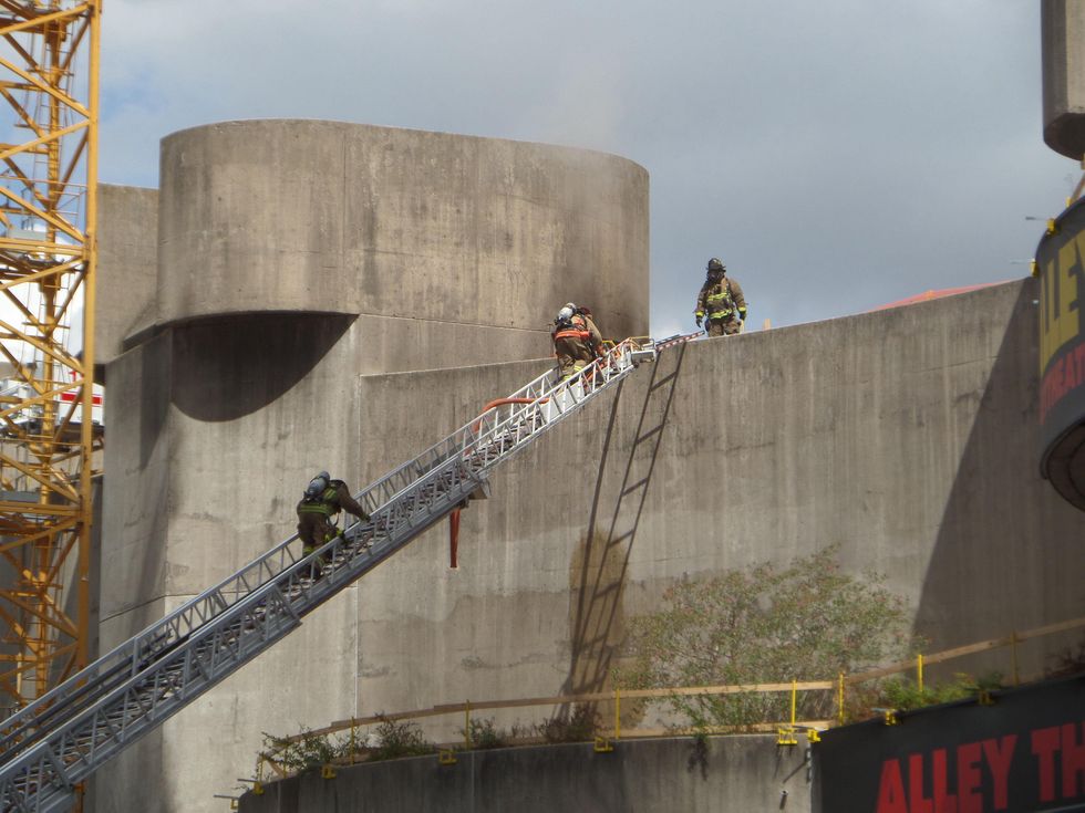 1 Alley Theatre fire Sept. 11, 2014