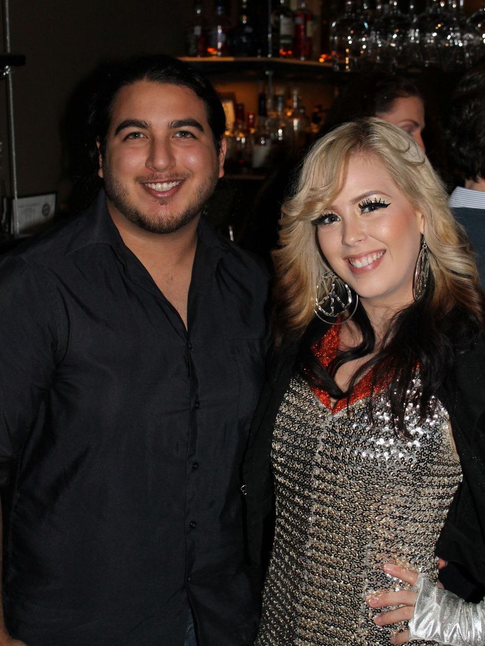 1 Andrew Pena and Heather Alcala at the Eleven XI party November 2013