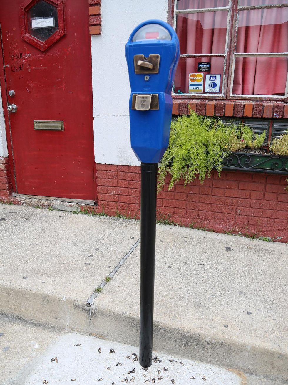 1 art parking meters Houston October 2013