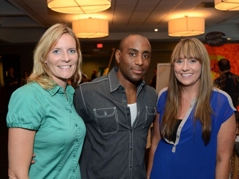 1 ARTcetera event at Houston City Club August 2013 Valerie Brittain, Stephen Brooks, Katy Cross