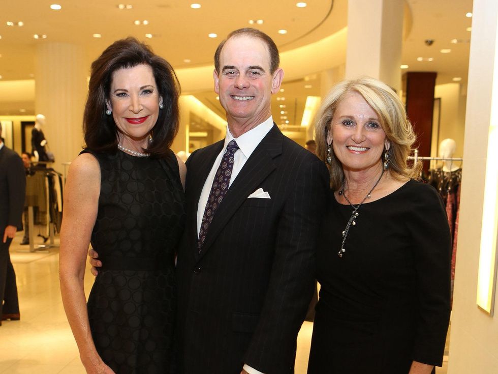 1 Betty and John Hrncir, from left, with Denise Monteleone at Saks' Key to the Cure October 2013