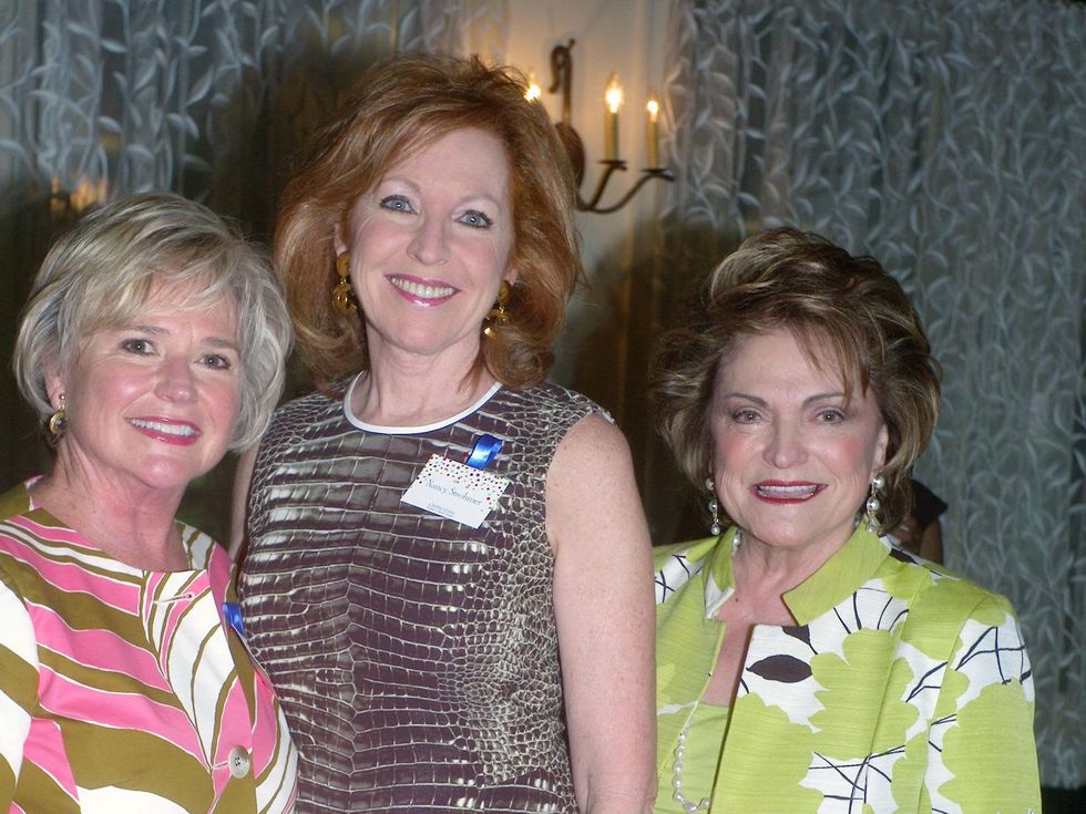 1 Billie Sue Parris, from left, Nancy Strohmer and Beth Wolff at the Women's History Month event March 2014