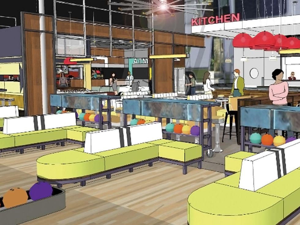 1 Bowlero bowling alley The Woodlands rendering May 201