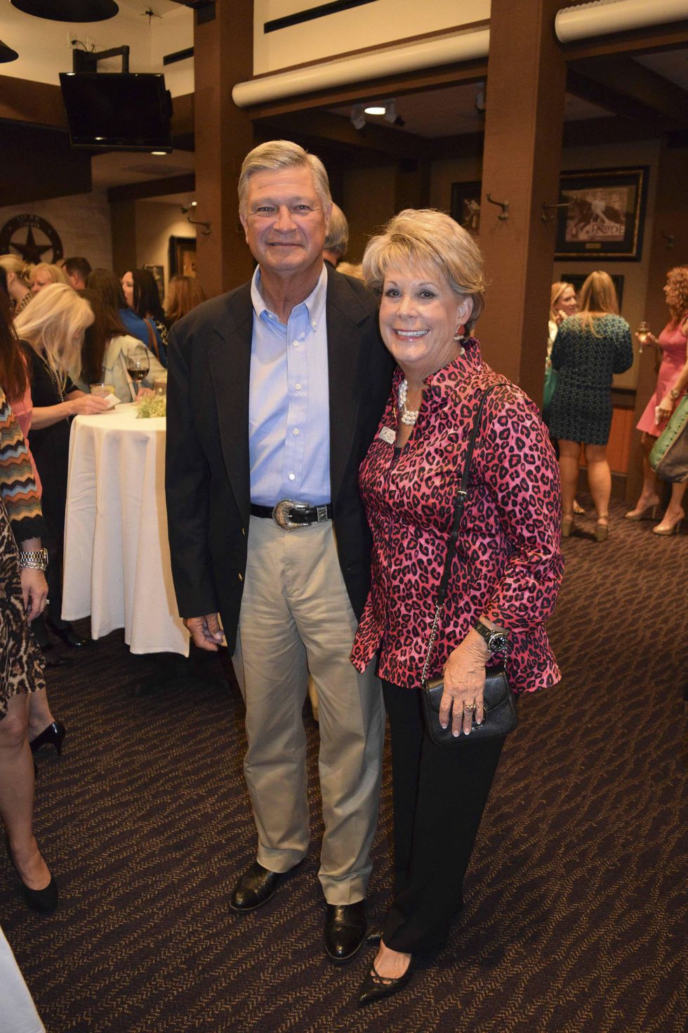 1 Butch and Paula Robinson at the Houston Livestock Show and Rodeo Trailblazer honoree reception October 2014