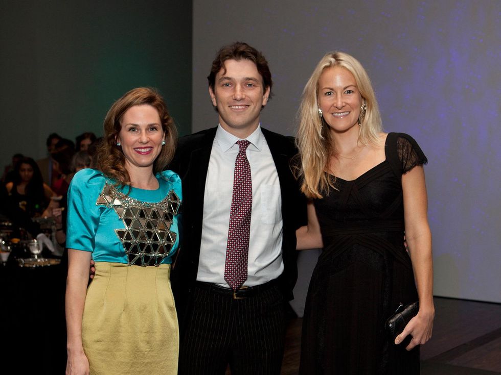 1 Capera and Igor Norinsky, from left, with Melissa Tuckerman at the Menil Young Professionals party December 2013