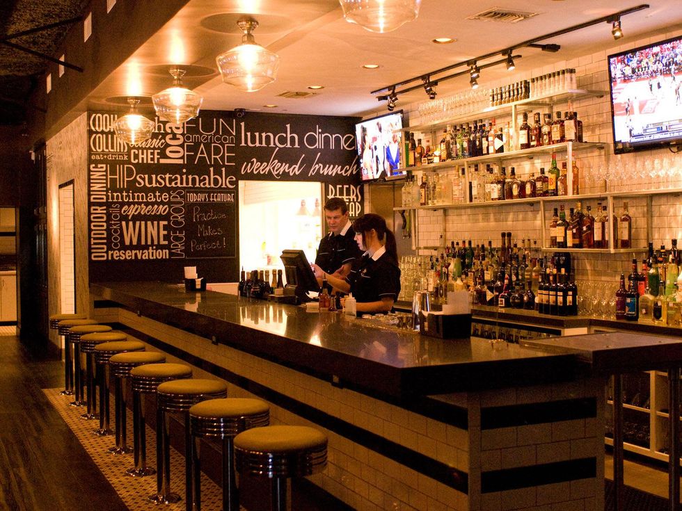 1 Cook & Collins Houston tasting January 2014 bar