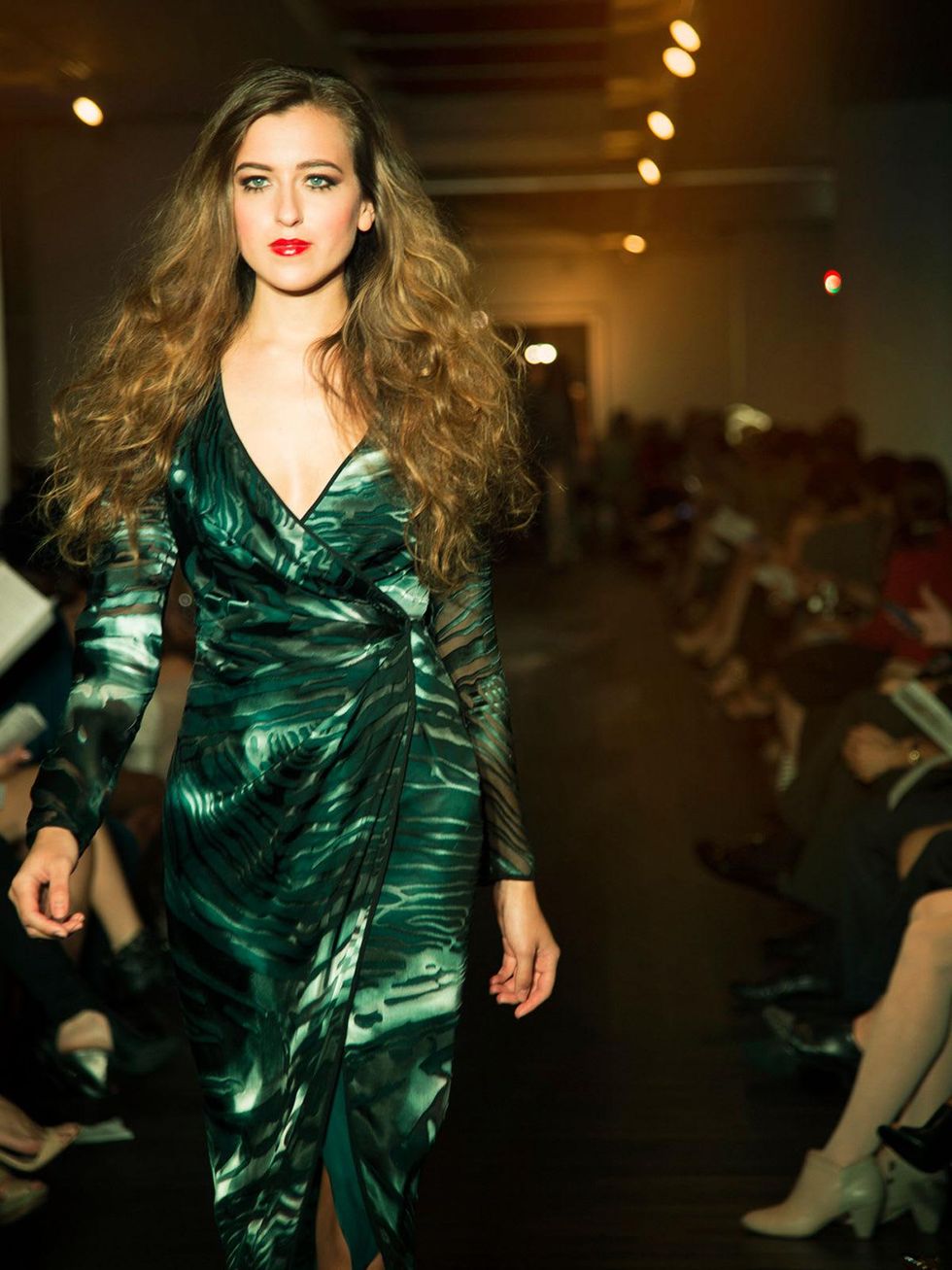 1 David Peck fashion show gowns October 2014