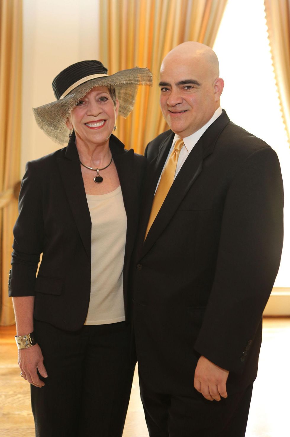 1 Dawn Roberts and Dan Kroll at Hats Off to Mothers luncheon March 2015