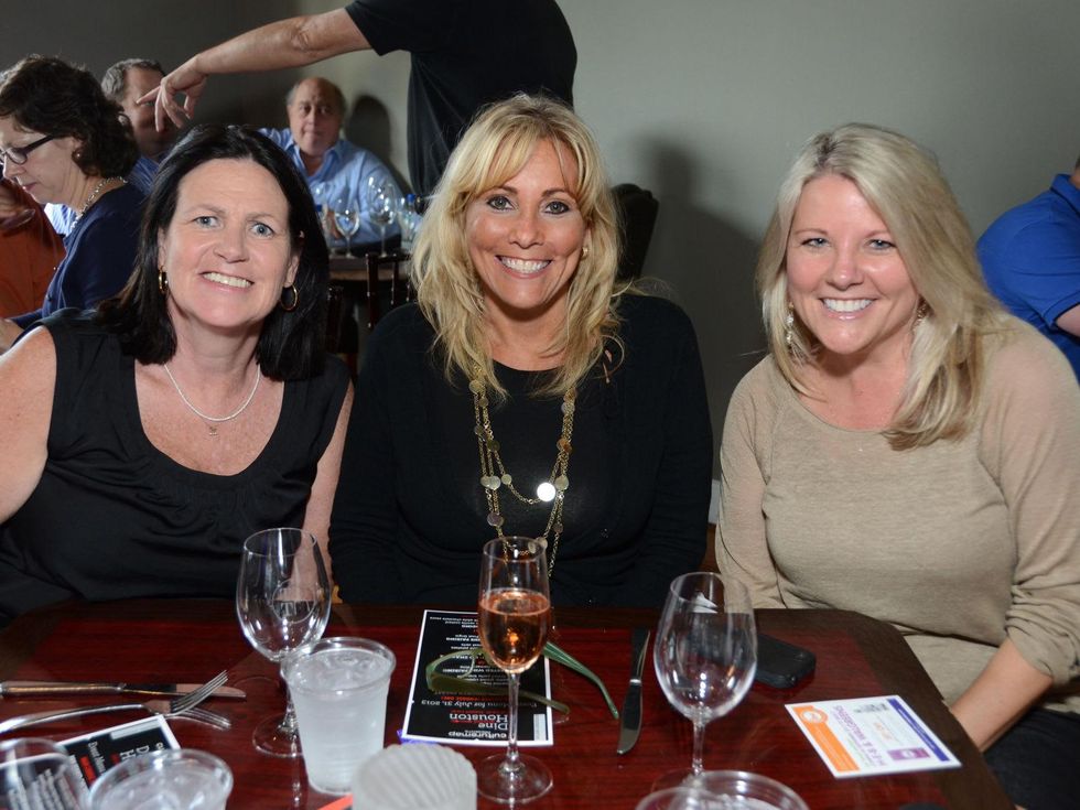 1 Dine Around at The Tasting Room July 2013 Alicia Reitman, Tricia Minor, Melissa Aguilar