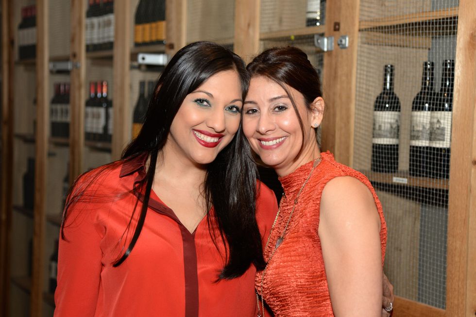 1 Dr. Sippi Khurana, left, and Perri Palermo at the KNOWAutism Foundation reception September 2014.