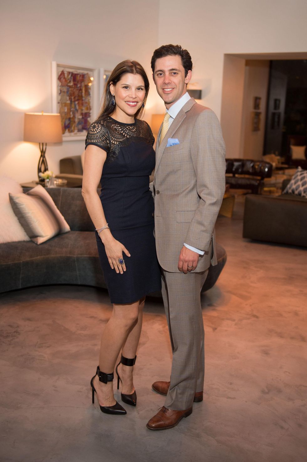 1 Estela and David A. Cockrell at the The Society for Leading Medicine party February 2015