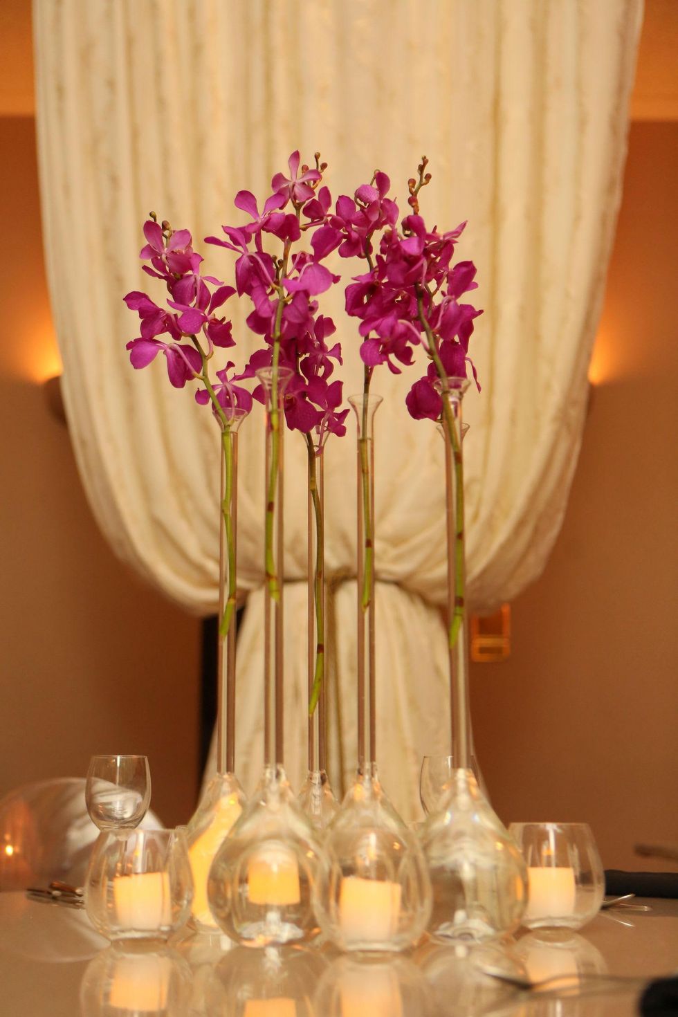 1 Floral arrangement Wortham Center Founder's Salon makeover March 2015