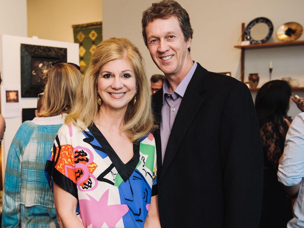 1 Houston Design Fair kick-off party April 2013 Ellie Malavis, Randol Rodgers