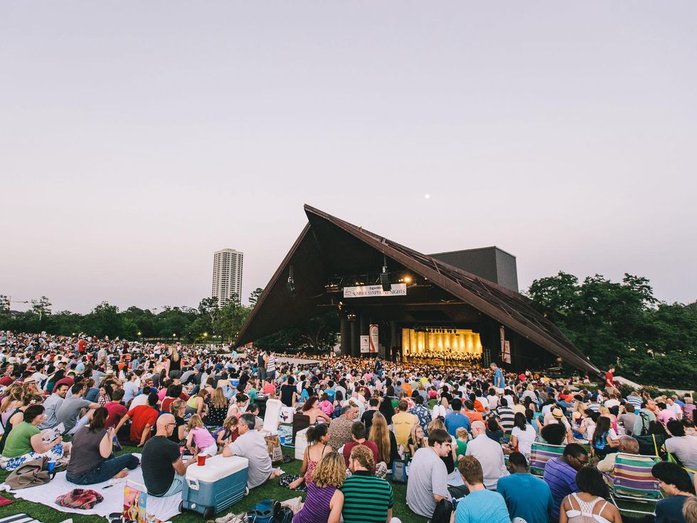 1 Houston Symphony 100th Anniversary Concert June 2013 at Miller Outdoor Theater