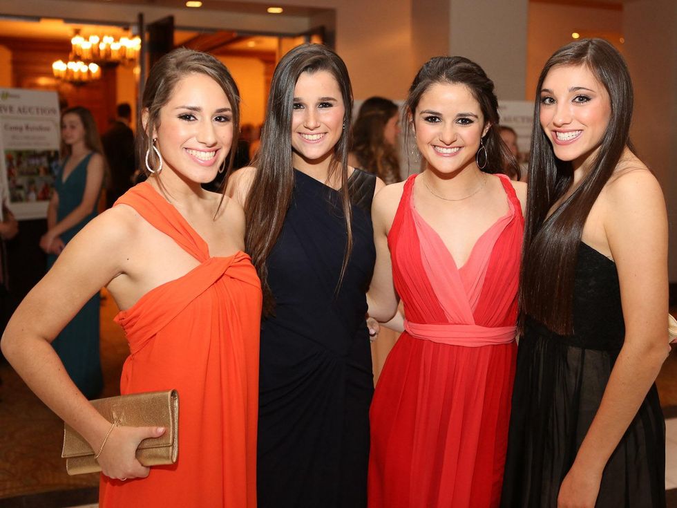 1 Houston Wine & Roses Gala May 2013 Brooke Lampert, Hayley Weycer, Jordan Goldberg, Isabel Graubart