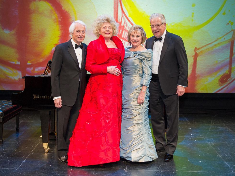 1 Jerry and Bobbie-Vee Cooney, from left, and Dian and Harlan Stai at HGO Concert of Arias February 2014